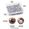 68Pcs 9 Colors Handmade Porcelain Beads PORC-FS0001-23A-4