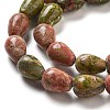 Natural Unakite Beads Strands G-B106-A23-01-4