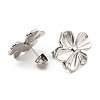 Non-Tarnish 304 Stainless Steel Stud Earrings for Women EJEW-E291-02P-2