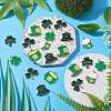 35Pcs 7 Styles Saint Patrick's Day Alloy Enamel Pendants ENAM-CJ0005-45-5