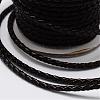 Round Braided Cowhide Cords WL-L009-01B-1