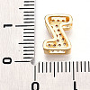Brass Micro Pave Cubic Zirconia Charms KK-N254-217G-Z-3