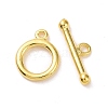 Brass Toggle Clasps X-KK201-G-1