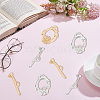10Pcs 2 Colors Eco-friendly Brass Toggle Clasps KK-BBC0025-30-7
