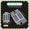 Folding Heart Print Transparent PVC Gift Packing Boxes CON-WH0085-192B-02-2