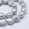 Natural Cultured Freshwater Pearl Beads Strands PEAR-K004-06C-3