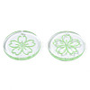 Transparent Resin Pendants RESI-N030-004C-3