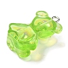 Transparent Resin Pendants RESI-M033-01H-2