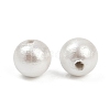 Compressed Cotton Pearl Beads WOVE-V001-A01-6mm-2