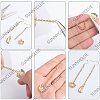 40Pcs 2 Styles 304 Stainless Steel Earring Hooks EJEW-SC0001-85-4