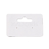 Rectangle Paper One Pair Earring Display Cards with Hanging Hole CDIS-C004-04E-3