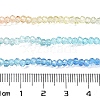 Transparent Painted Glass Beads Strands X1-DGLA-A034-T2mm-A13-3