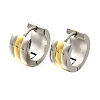 304 Stainless Steel Hoop Earrings for Women EJEW-C096-51GP-2