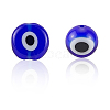 4 Strands 2 Styles Handmade Evil Eye Lampwork Beads Strands LAMP-LT0001-14-6
