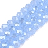 Electroplate Glass Beads Strands EGLA-A044-J6mm-A03-1