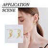 SUPERFINDINGS 40Pcs Alloy Stud Earring Findings FIND-FH0005-75-6