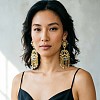 Alloy Rhinestone Chandelier Earrings for Women WGAEBEB-01-2