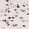 Glass Round Beads GLAA-PH0007-60-WH-4