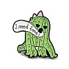 Fanny Cactus Monster I Need Food Enamel Pins JEWB-R001-05EB-02-1