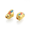 Alloy Enamel Beads PALLOY-P285-16MG-01-1