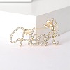 Alloy Rhinestone Brooches PW-WGDFA56-01-2