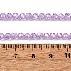 Cubic Zirconia Beads Strands G-G792-47-10C-2