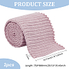 95% Cotton & 5% Spandex Fiber Ribbing Fabric for Cuffs OCOR-WH0082-148D-2