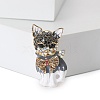 Cat Shaped Alloy Enamel Pins PW-WG2C75B-01-2