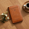 Rectangle PU Leather Travel Passport Wallet Cover AJEW-WH20096-52A-4