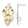 Brass Stud Earring Findings X-KK-N232-99-NF-3
