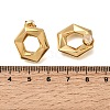 304 Stainless Steel Stud Earrings EJEW-D362-09G-3