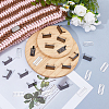 20Pcs Zinc Alloy Rectangle Bag Decorative Clasps PURS-FH0001-14B-4