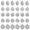 SUPERFINDINGS 30Pcs 5 Style Alloy Pendants FIND-FH0007-49-1