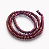 Electroplated Non-magnetic Synthetic Hematite Bead Strand G-E498-13-2