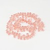 Faceted Teardrop Glass Beads Strands X-GLAA-J068-01-2