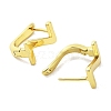 Brass Letter Stud Earrings for Women EJEW-A038-01Z-G-2