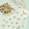 80Pcs 4 Styles 304 Stainless Steel Cap Peg Bails STAS-UN0059-14-5