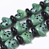 Handmade Lampwork Beads Strands LAMP-R142-05H-1