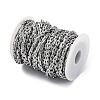 304 Stainless Steel Textured Cable Chains STAS-P386-07P-3
