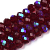 Electroplate Glass Beads Strands LS-EGLA-A034-T10mm-L21-1