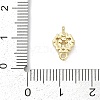 Brass Micro Pave Clear Cubic Zirconia Connector Charms KK-Z094-08G-01-3