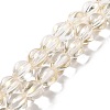 Transparent Glass Beads Strands GLAA-F114-02A-11-1