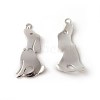 Brass Puppy Pendants KK-F772-04P-2