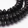 Natural Black Onyx Beads Strands G-P161-20-8x4mm-3