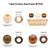   150 Pcs 3 Colors Wooden Beads WOOD-PH0001-49-2