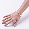 Faceted Electroplate Glass Stretch Bracelets BJEW-JB04761-4