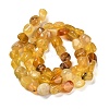 Natural Yellow Opal Beads Strands G-P497-01E-34B-3