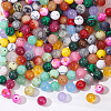 Natural & Synthetic Mixed Gemstone Beads G-NB0001-47-6