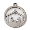 Non-Tarnish Christmas 201 Stainless Steel Pendants X-STAS-D053-04P-1