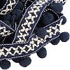 Ethnic Style Trim Fringe Ribbon Ball OCOR-FG0001-04-8